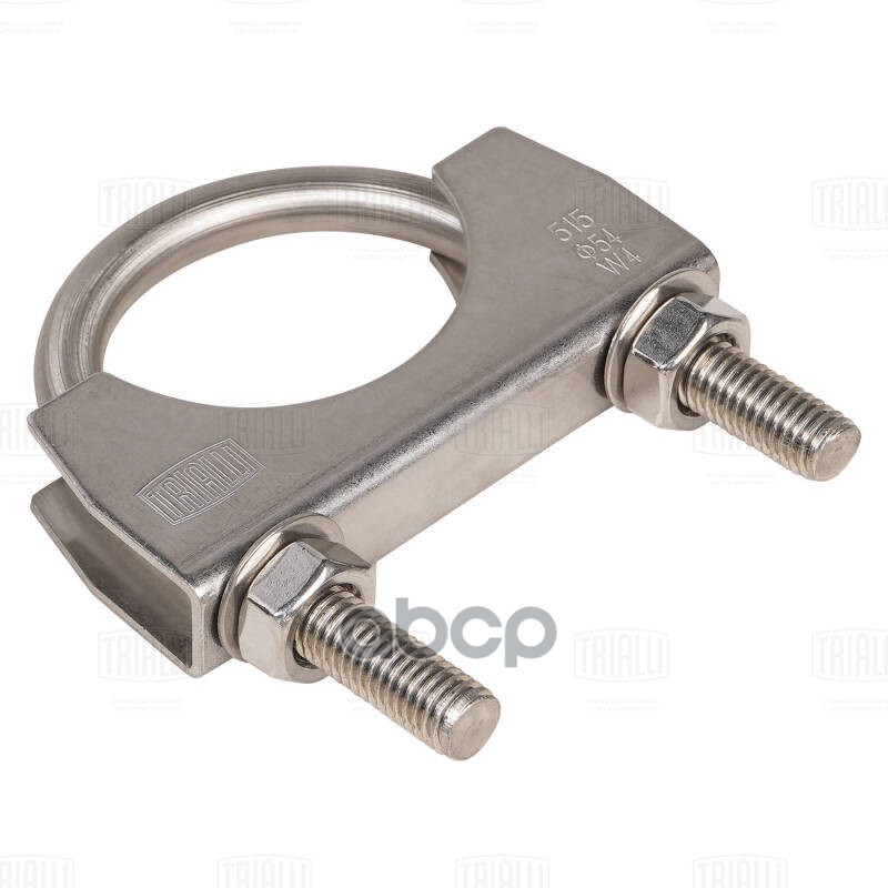 Хомут глушителя U-образный D=54 мм (стремянка) (нерж. сталь 304 SS) (UC 54 SS) Trialli арт. UC54SS