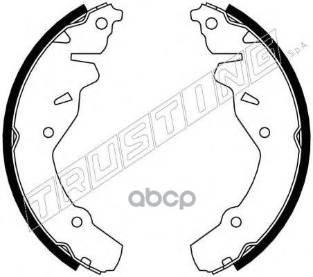 К-Т Бараб. Тормоз. Колодок Chrysler Pt Cruiser 2001-03 Trusting 023004 Trusting арт. 023004