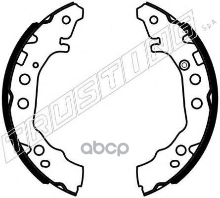 Комплект тормозных колодок 115.331 Trusting арт. 115.331