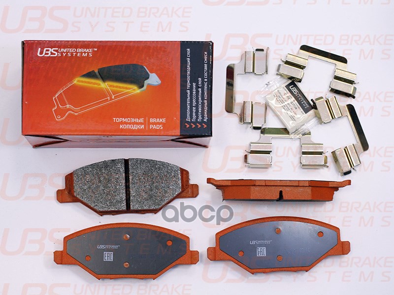 Тормозные колодки VW POLO Седан 10-/SKODA FABIA 11- передние UBS арт. b1102003