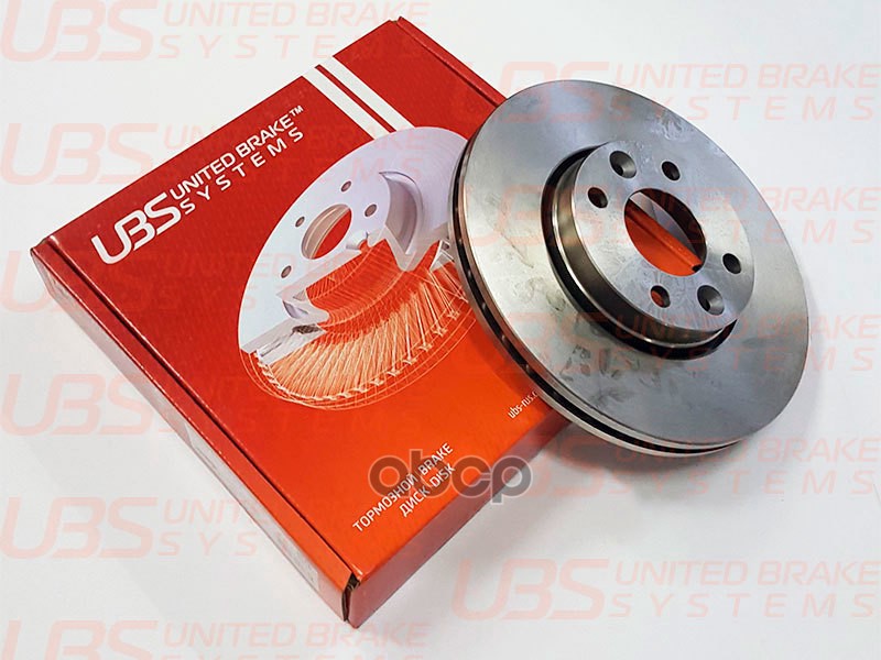 Тормозной диск для LADA VESTA 15-/NISSAN MICRA 03-/NOTE 06-/RENAULT MEGANE 03-/CLIO 05- перед.вент., UBS арт. B2105003