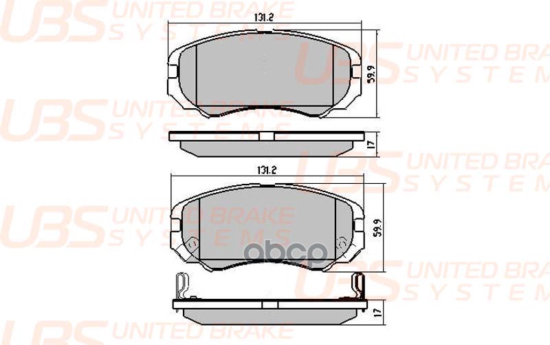 Премиум Тормозные Колодки Для Cherry Tiggo 7 / 7Pro / 8Pro /  Hyundai/Kia Soul 09-/Tucson 06-10/Kia UBS арт. bp1103021
