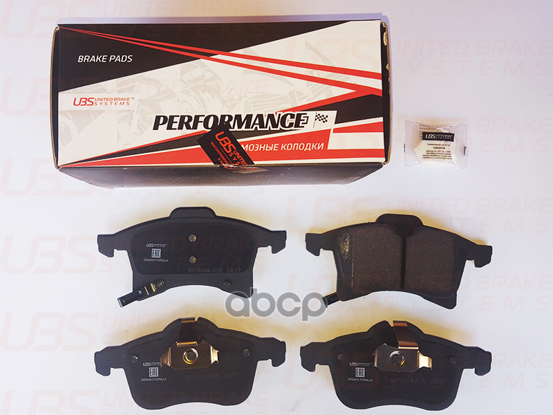 Премиум Тормозные Колодки Opel Astra G/H/Zafira A/B 05-/08-/Meriva A/B 05-/10- Передние UBS арт. bp1104035