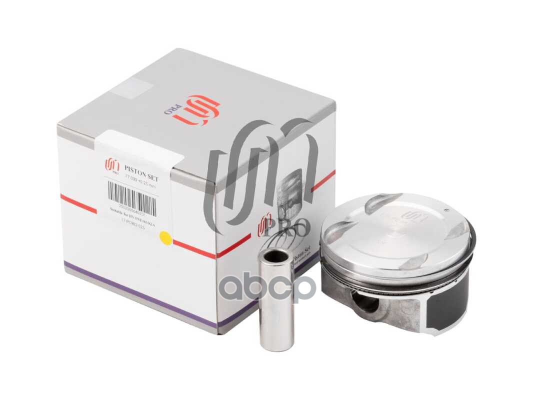 Поршень 0.25 с кольцами Hyundai/KIA 1.6i G4FC d77.0+0.25 UM United Motors арт. 17PC982025