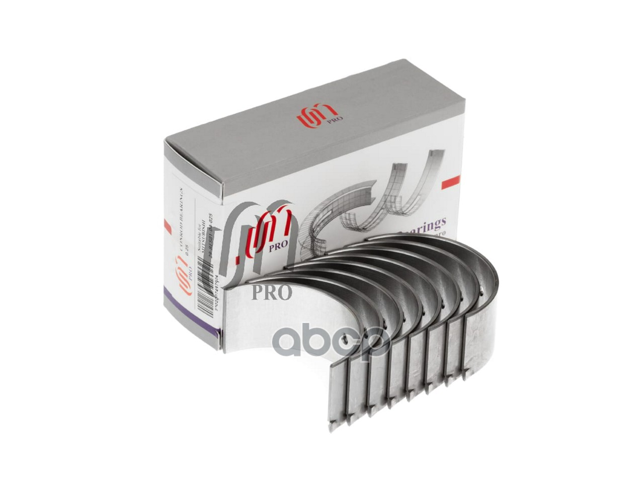 Вкладыши шатунные 0.25 Mitsubishi 4G51/4G52/4G53/4G54/4D55, Hyundai D4BA/D4BB/D4BF/D4BH UM United Motors арт. 29BES0104025