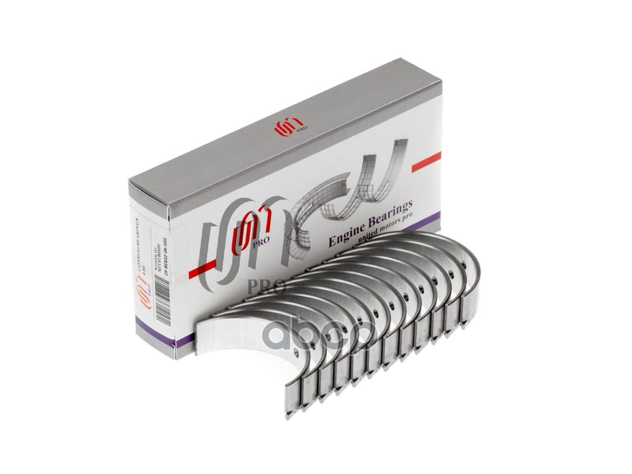 Вкладыши шатунные 0.50 Mitsubishi V6 3L 6G72 86-91 UM United Motors арт. 29BES0206050