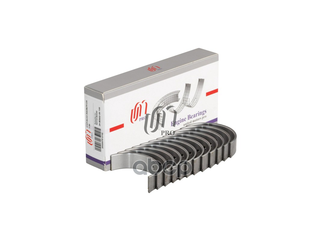 Вкладыши шатунные 1.00 Mitsubishi V6 3L 6G72 86-91 UM United Motors арт. 29BES0206100