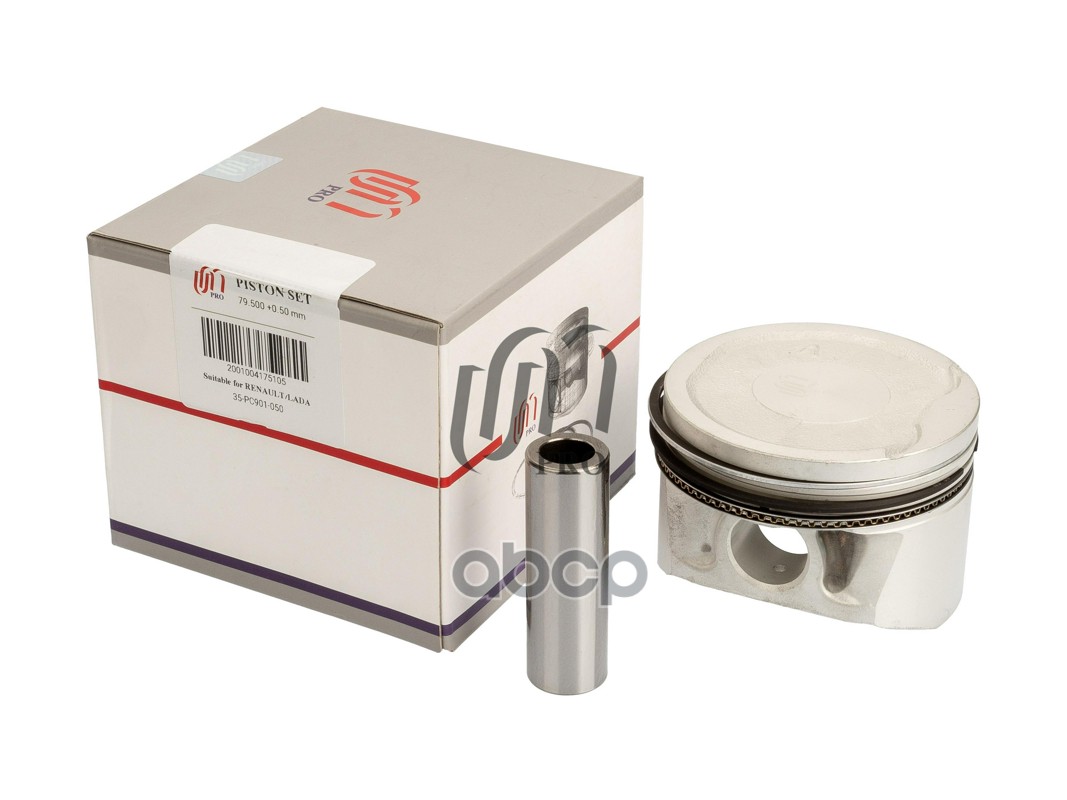 Поршень 0.50 с кольцами Lada Largus, Renault K4M d79.5 + 0,50 UM United Motors арт. 35PC901050