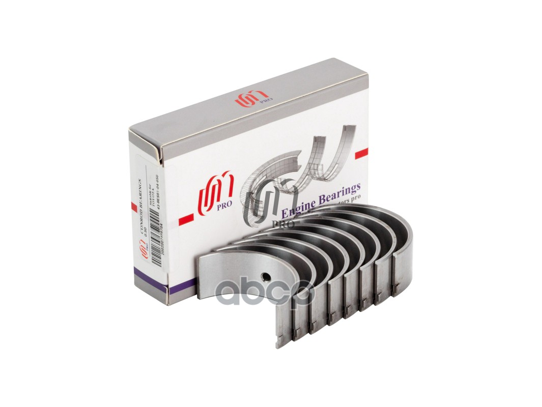 Вкладыши шатунные 0.50 Toyota 1A/2A/3A/4A/-F,-FE,-GE,5A/-F,-FE UM United Motors арт. 43BES0104050