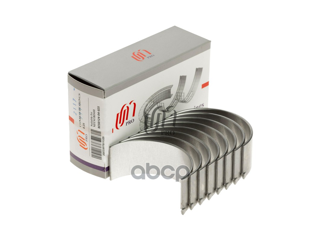 Вкладыши шатунные 0.25 Mitsubishi 4D56 HP UM United Motors арт. BES012404025