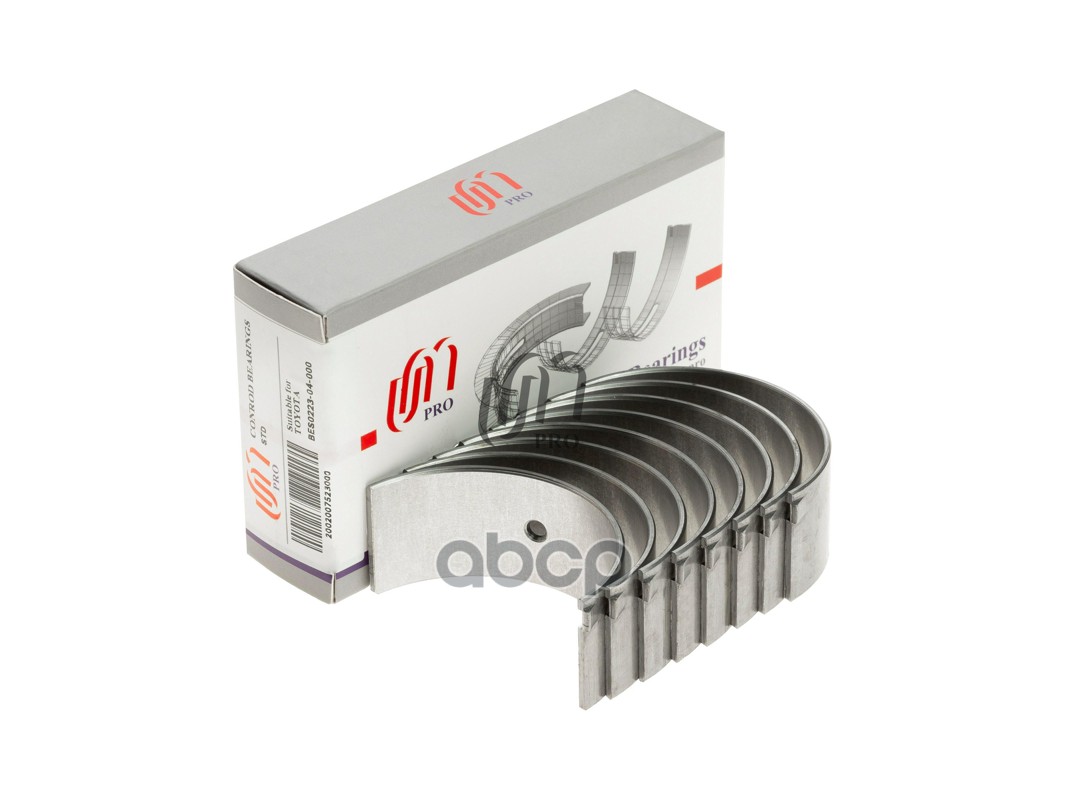 Вкладыши шатунные STD Toyota 1C/2C/3C NEW 1990->1996 UM United Motors арт. BES022304000