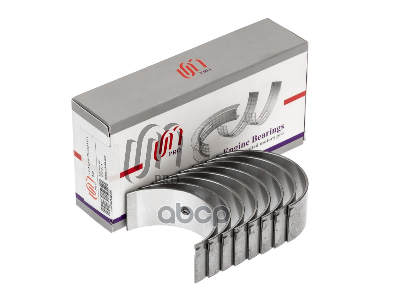 Вкладыши шатунные 0.25 Toyota 1KZ/1KD/2KD UM United Motors арт. BES022504025