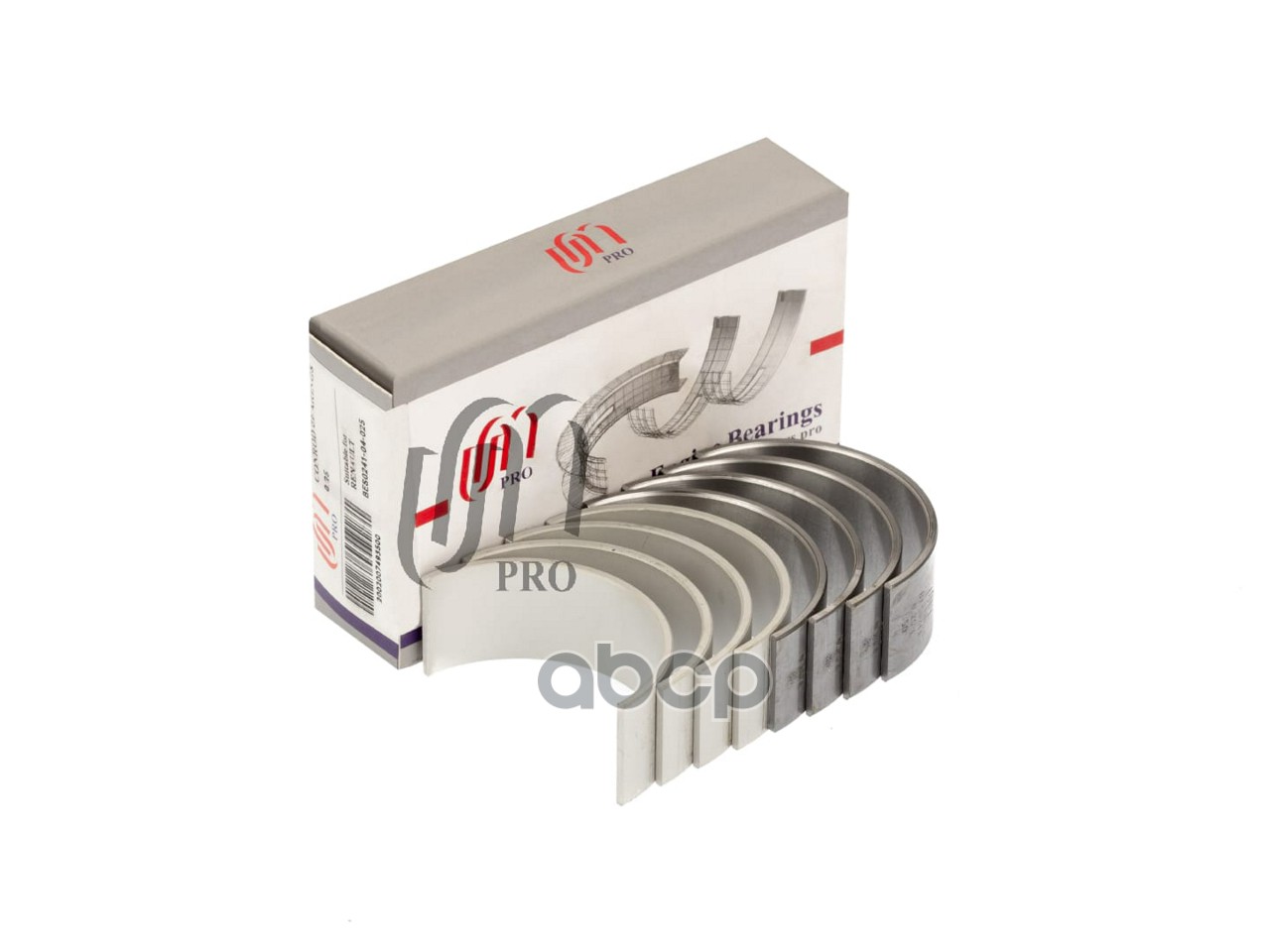 Вкладыши шатунные 0.25 Renault F3R/F4R к-т. на 4 цил. без замков UM United Motors арт. BES024104025