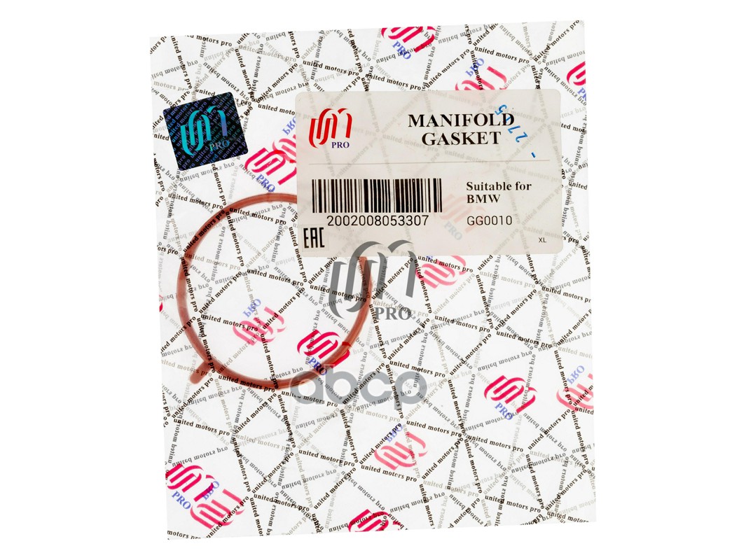 Прокладка впускного коллектора BMW M43B16/M43B19 (11 61 1 437 383) UM United Motors арт. GG0010