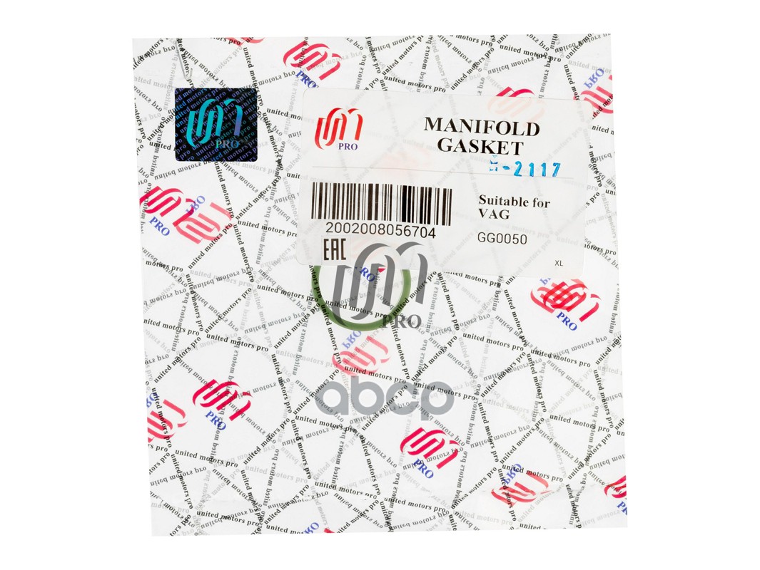 Прокладка впускного коллектора VAG 1.0 CHYA/CPGA (04C 129 717B) UM United Motors арт. GG0050