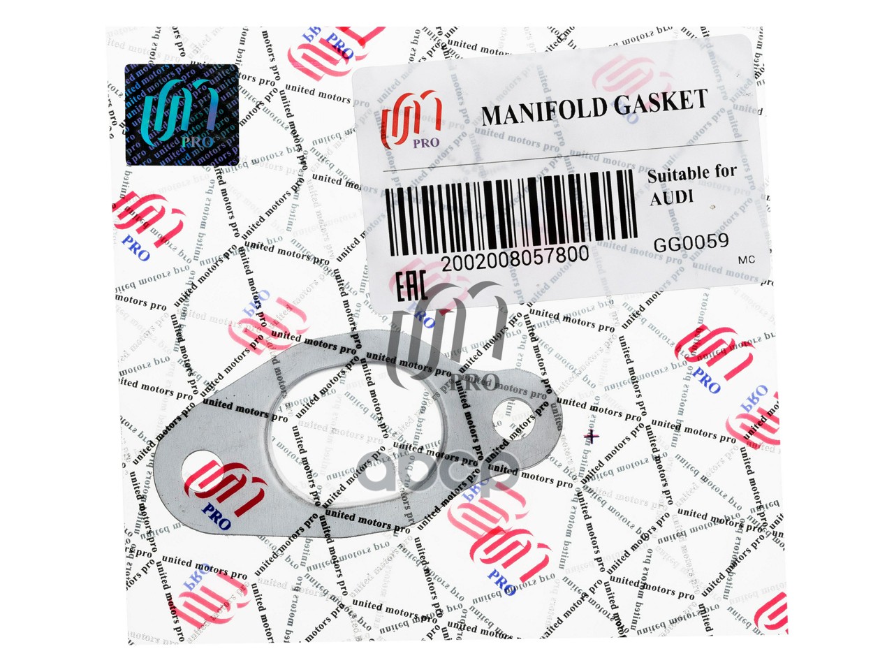 Прокладка выпускного коллектора Audi/Volvo UM United Motors арт. GG0059