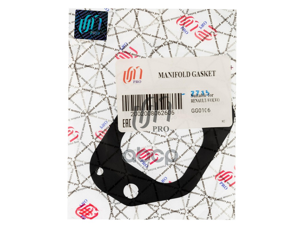 Прокладка Выпускного Коллектора Volvo D13a B C Renault Dxi13 20855371 7420543071 Gg0106 United Motors арт. GG0106