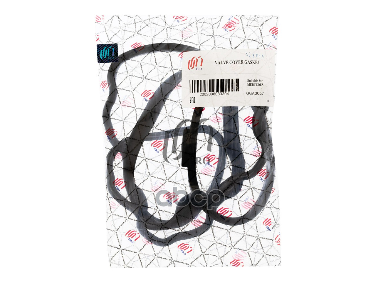 Прокладка клапанной крышки MB OM902/906/909/926 (для пластиковой крышки) (000 016 0521) UM United Motors арт. GGA0057