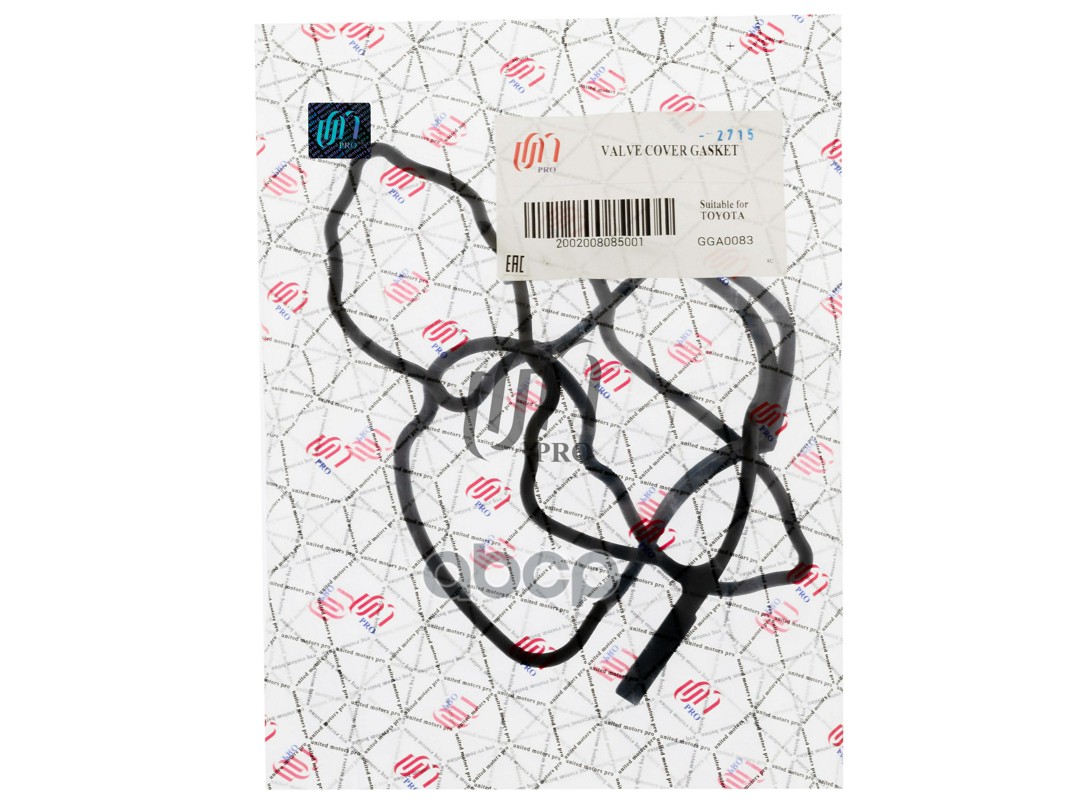 Прокладка клапанной крышки Toyota 1CD-FT, 1CD-FTV (11213-27010) United Motors арт. GGA0083