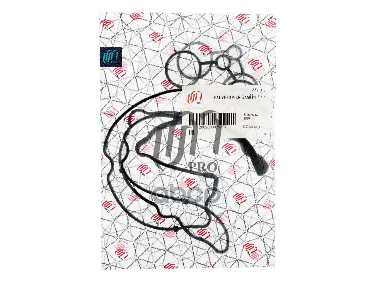 Прокладка клапанной крышки BMW N12B14/Peugeot EP6DT (11 12 7 572 851/0249.E6) комплект UM United Motors арт. GGA0140