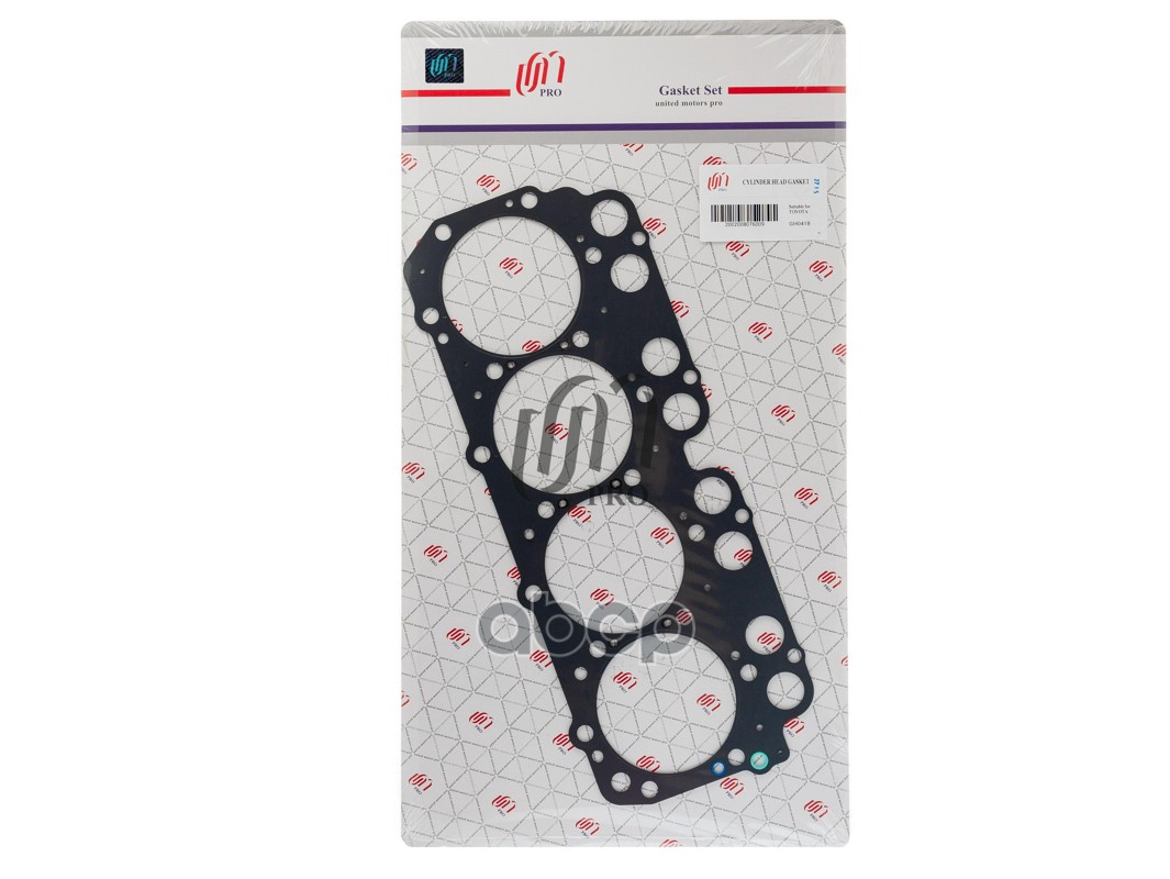 Прокладка головки блока Toyota Dyna 4.0 N04C-UH, толщина-1.3 мм (11115-E0030) UM United Motors арт. GH0418