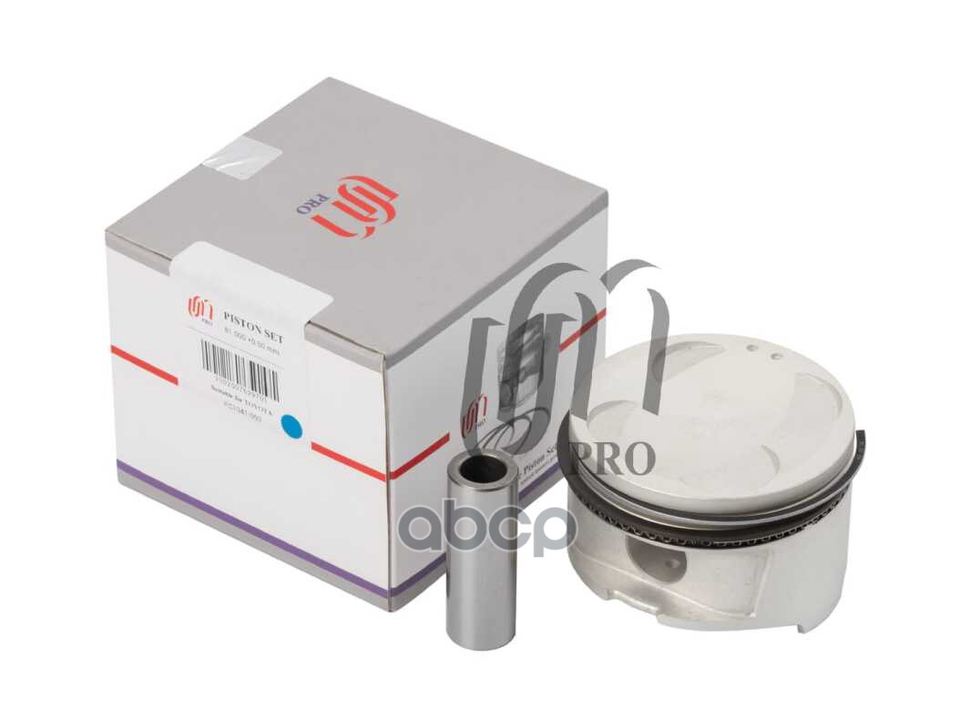 Поршень 0.50 с кольцами Toyota 4A-F/-FE d81.0+0.50 (13103-16160) 92- UM United Motors арт. PC1041050