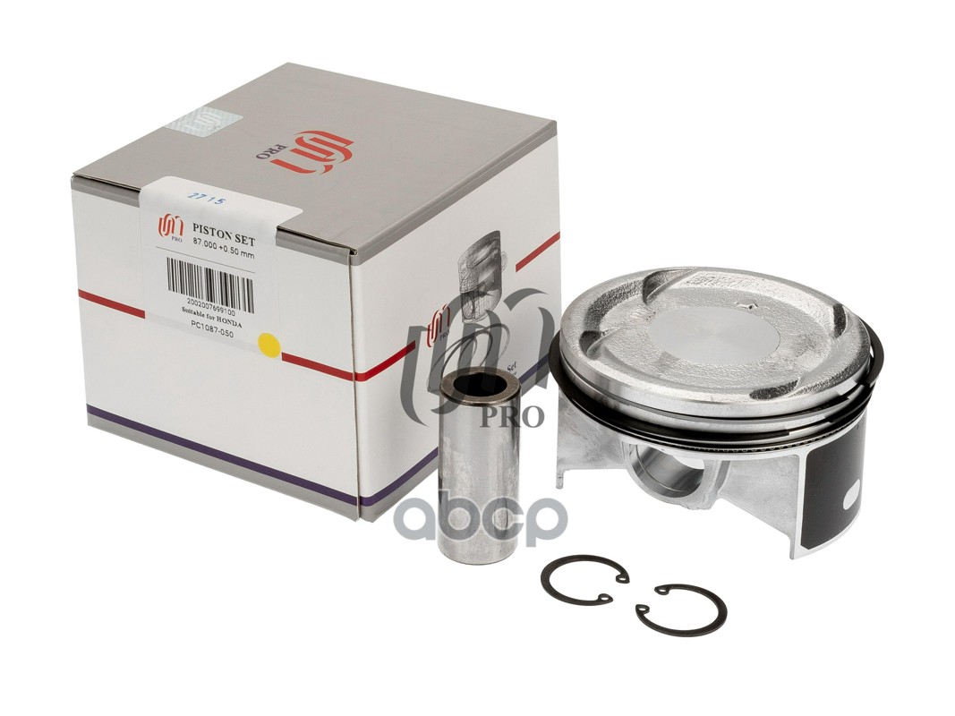 Поршень 0.50 с кольцами Honda K24A1 d87.0+0.5 (13010-PPA-000) United Motors арт. PC1087050