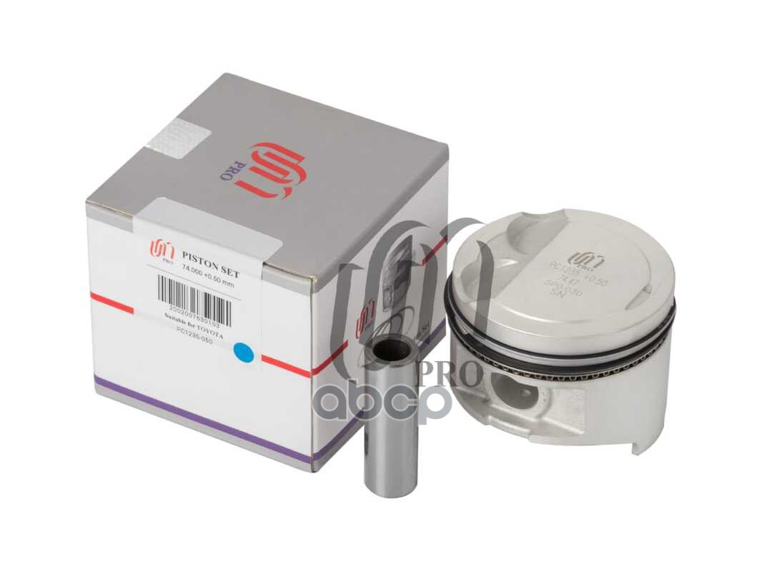 Поршень 0.50 с кольцами Toyota 5E-FE d74.0+0.50 (13101-11131) UM United Motors арт. PC1235050