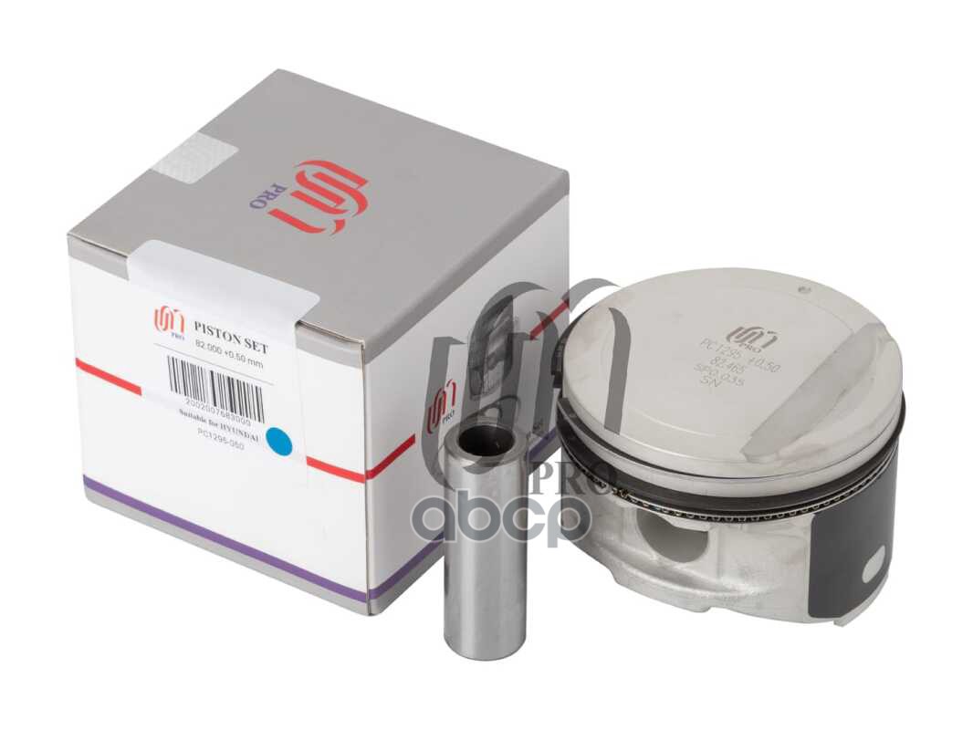 Поршень 0.50 с кольцами Hyundai 2.0i 16V G4GC d82.0+0.50 UM United Motors арт. PC1295050