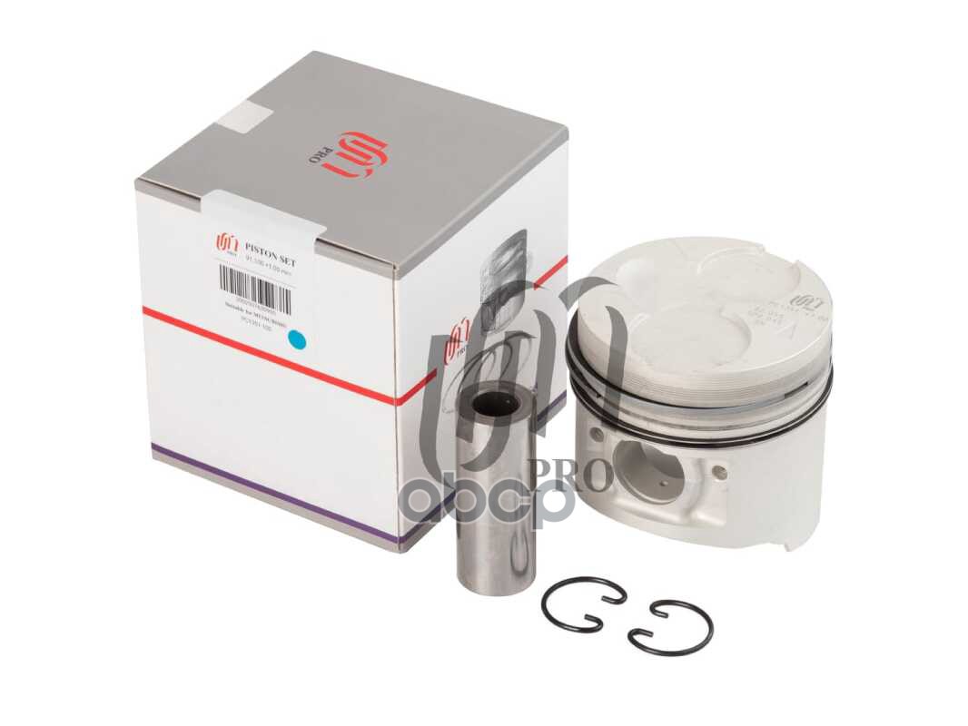 Поршень 1.00 с кольцами Mitsubishi 4D56T d91.1+1.00 ALFIN UM United Motors арт. PC1351100