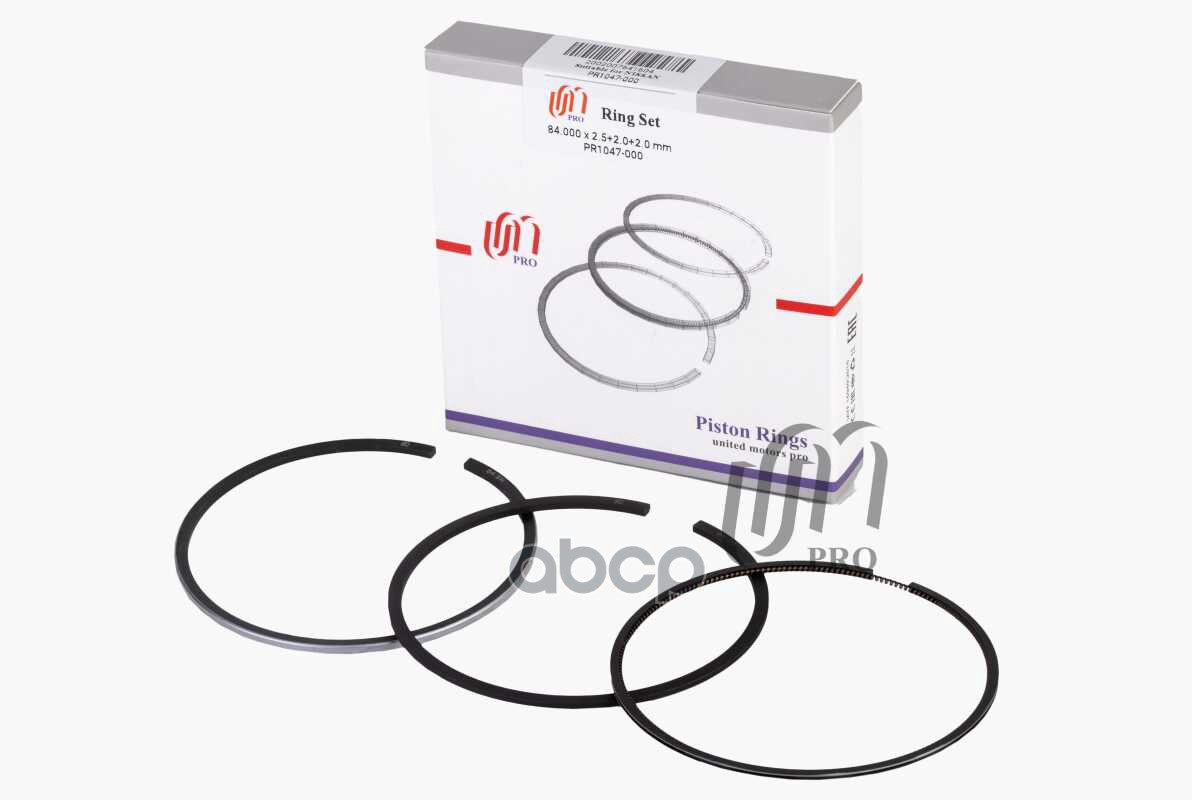 Кольца поршневые STD Nissan/Renault 2.0 dCi 16V M9R d84.0 STD 2.5-2.0-2.0 на 1 цил. UM United Motors арт. PR1047000