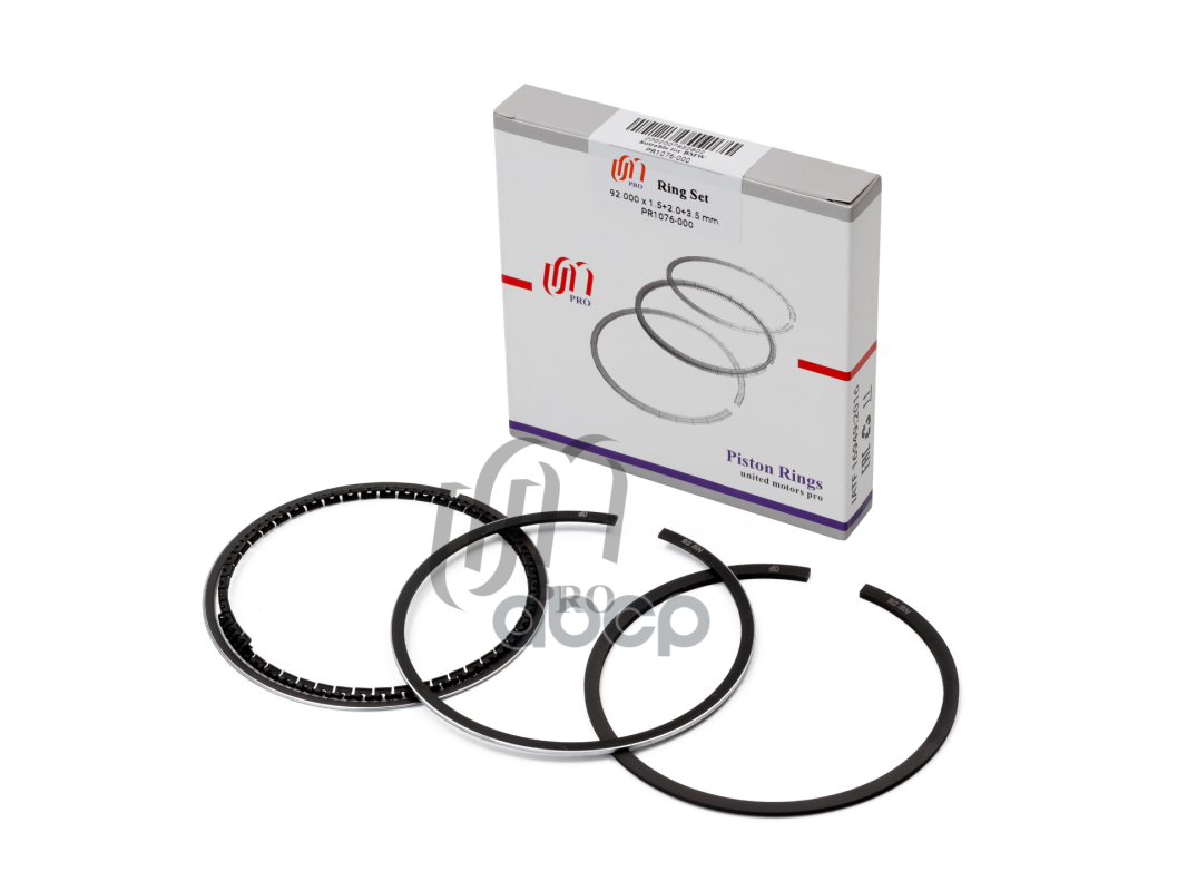 Кольца поршневые STD BMW M30B34, M30B35 -92 d92.0 STD 1.5-2-3.5 на 1 цил UM United Motors арт. PR1076000