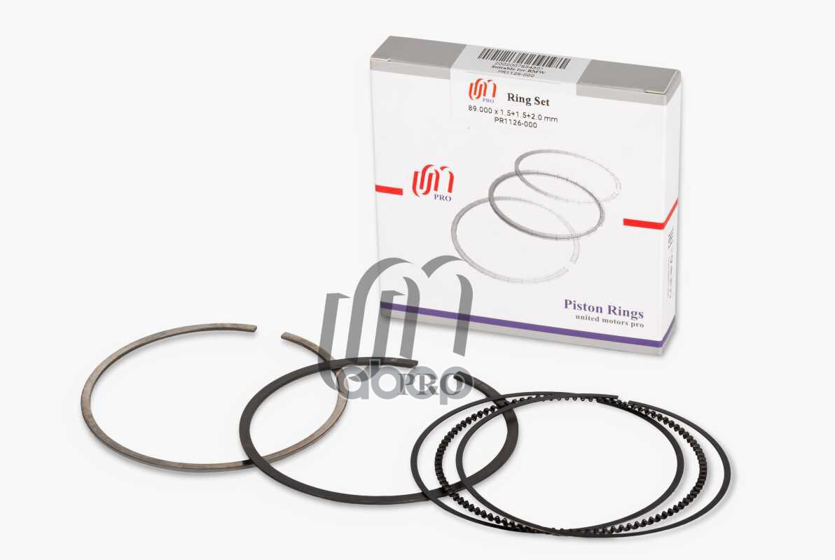 Кольца поршневые STD BMW M60B40 d89.0 STD 1.5-1.5-2.0 (11 25 9 064 584) на 1 цил. UM United Motors арт. PR1126000