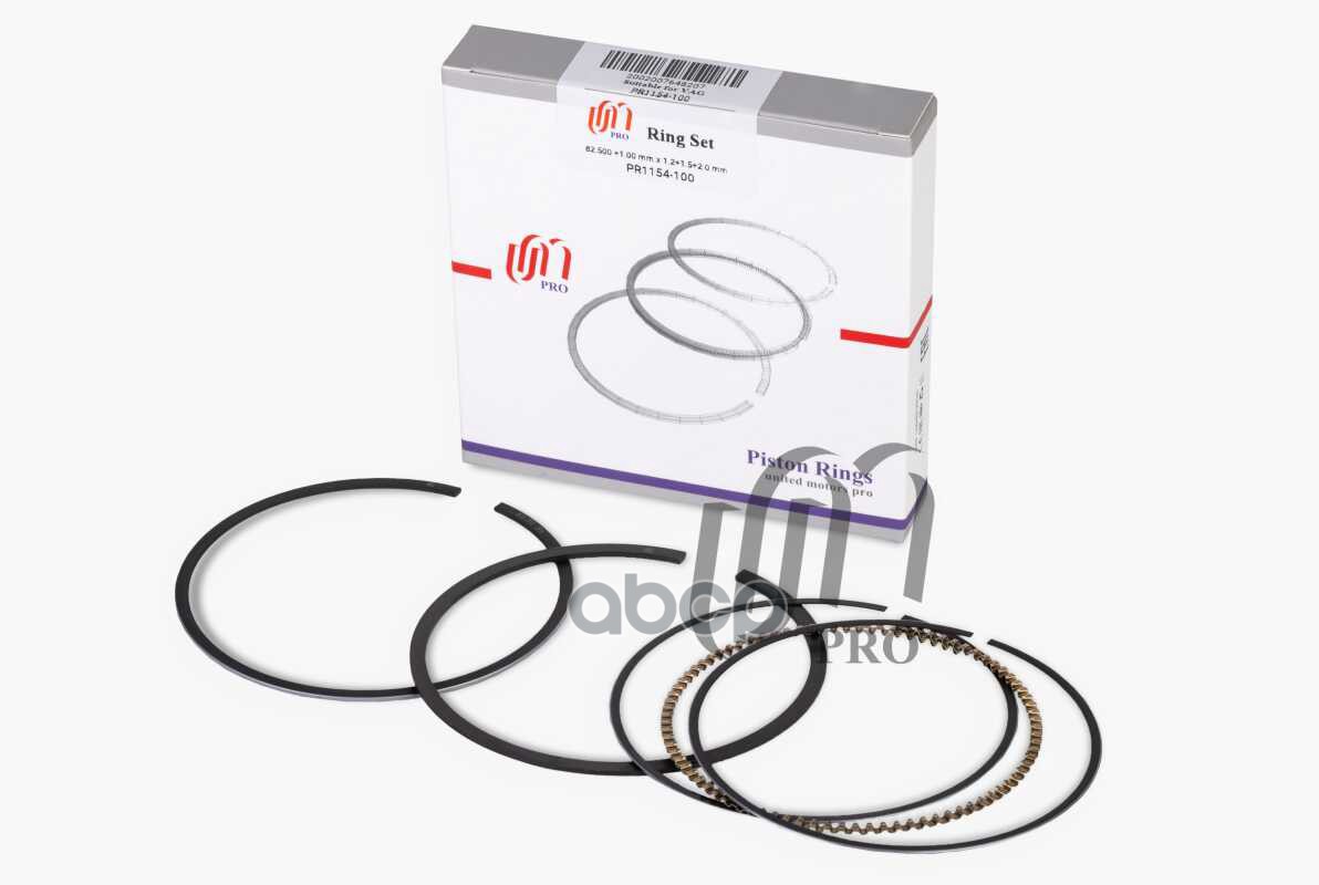Кольца поршневые 1.00 AU/VW 2.0 d82.5+1.0 1.2-1.5-2.0 на 1 цил. UM United Motors арт. PR1154100