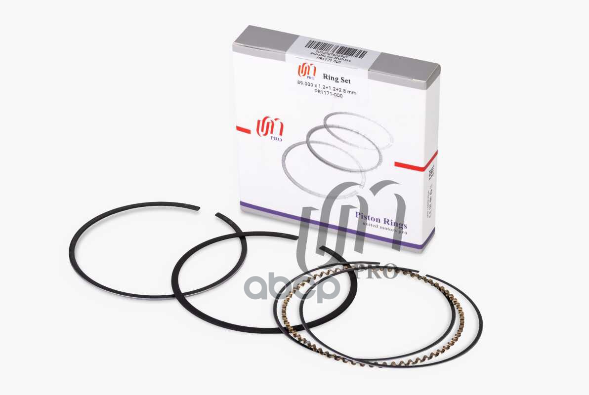 Кольца поршневые STD Honda Accord J35A7 d89.0 STD 1.2-1.2-2.8 (13011-R70-A01) на 1 цил. UM United Motors арт. PR1171000
