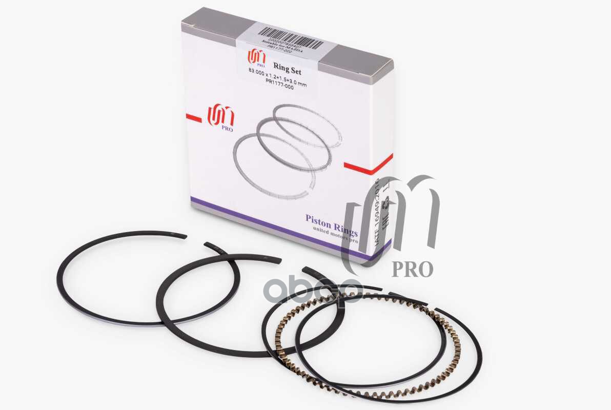 Кольца поршневые STD Mazda FS d83.0 STD 1.2-1.5-3.0 на 1 цил. UM United Motors арт. PR1177000