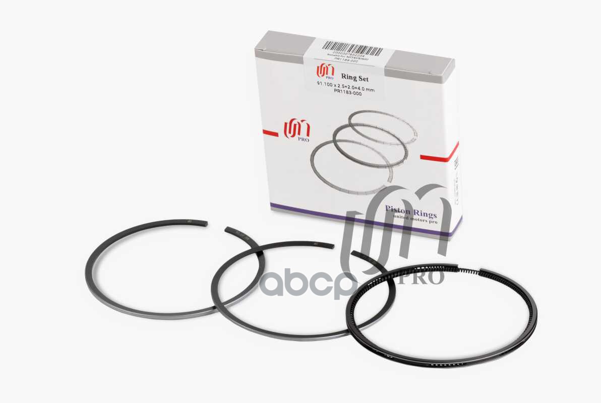 Кольца поршневые STD Mitsubishi 4D56-IC/TC d91.1 STD 2.5-2.0-4.0 на 1 цил. UM United Motors арт. PR1183000