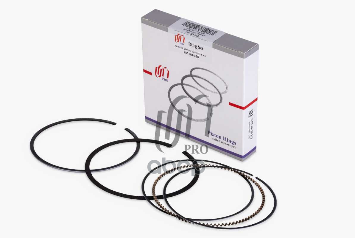 Кольца поршневые 0.50 Nissan QR25 d89.0+0.50 1.2-1.2-2.5 на 1 цил. UM United Motors арт. PR1204050