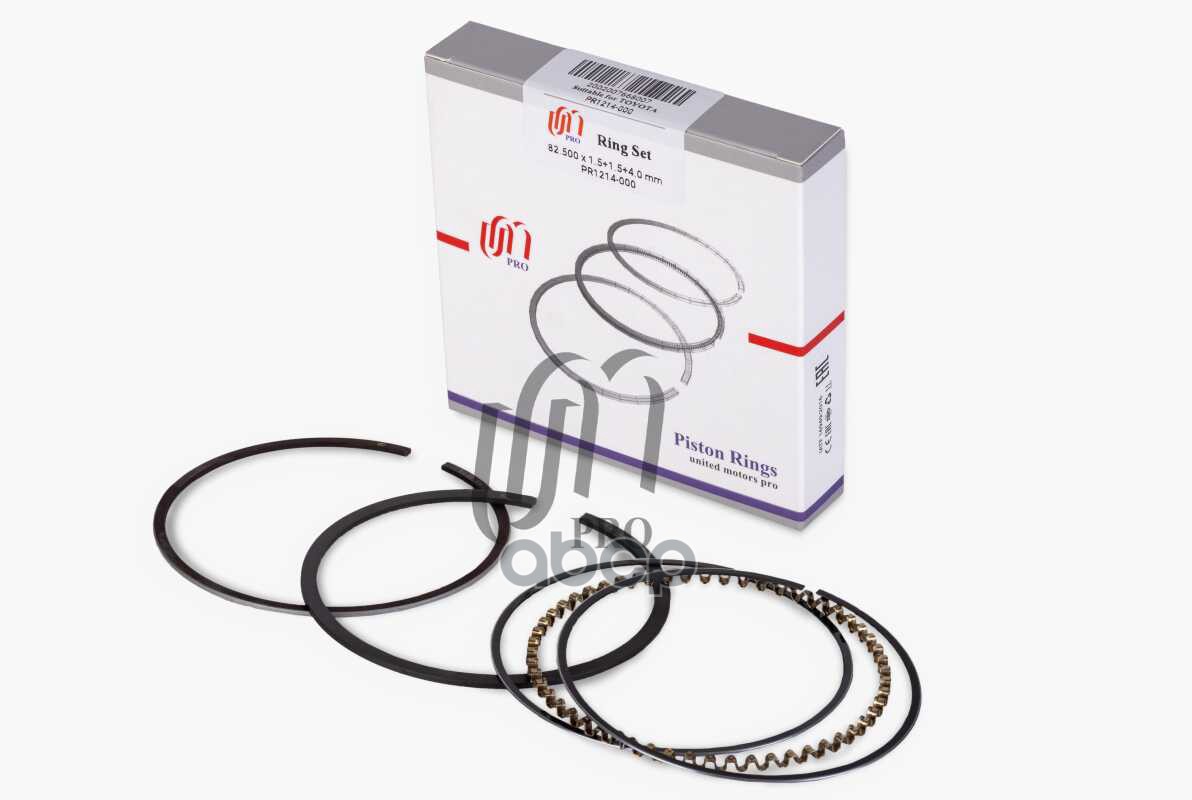 Кольца поршневые STD Toyota 4S-FE d82.5 STD 1.5-1.5-4.0 (13011-74121) на 1 цил. UM United Motors арт. PR1214000