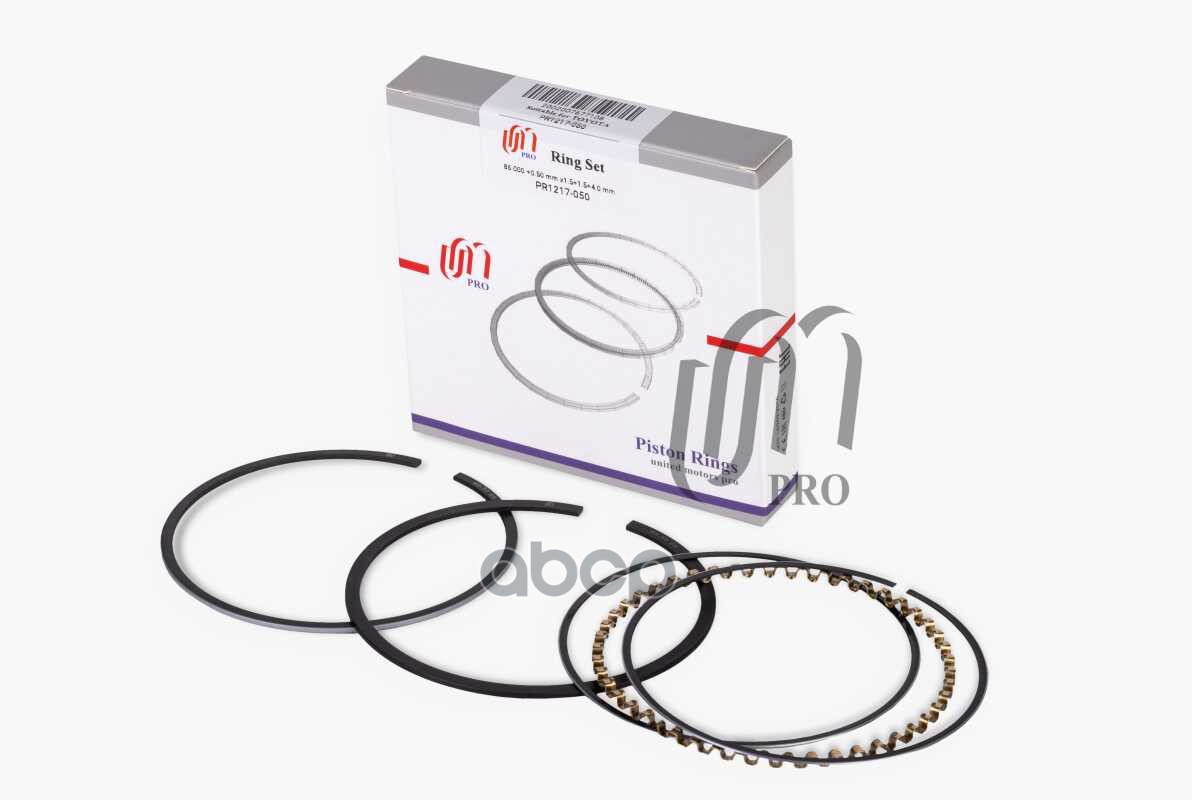 Кольца поршневые 0.50 Toyota 1JZ-GE/2JZ-GE d86.0+0.51.5-1.5-4.0 на 1 цил. UM United Motors арт. PR1217050