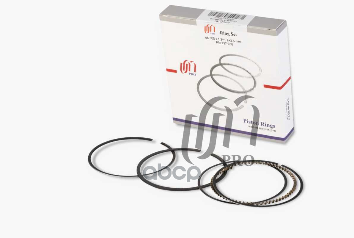 Кольца поршневые STD Daewoo 4EA d68.5 STD 1.2-1.2-2.5 на 1 цил. (96325192) UM United Motors арт. PR1237000