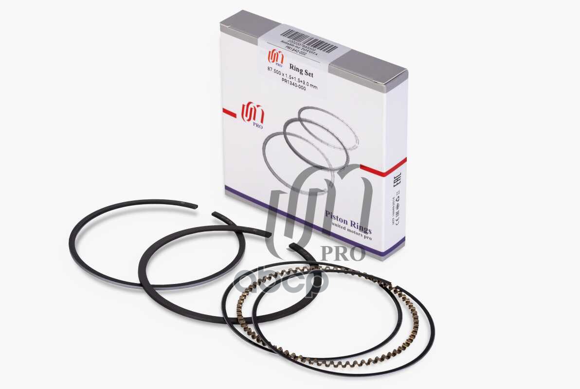 Кольца поршневые STD Toyota 1UZ-FE d87.5 STD 1.5-1.5-3.0 (13011-50040) на 1 цил. UM United Motors арт. PR1340000