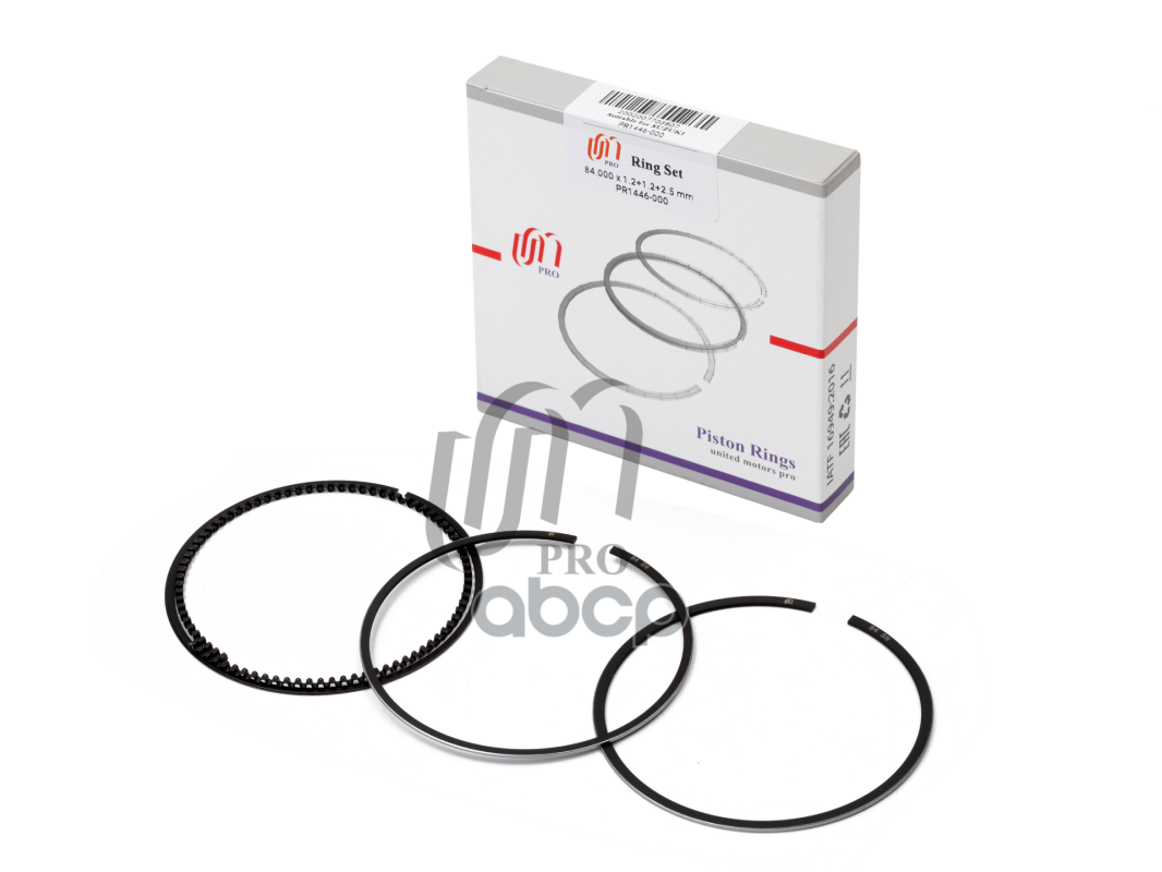 Кольца поршневые STD Suzuki J20A-II d84.0 STD 1.2-1.2-2.5 (12140-65J00) на 1 цил. UM United Motors арт. PR1446000