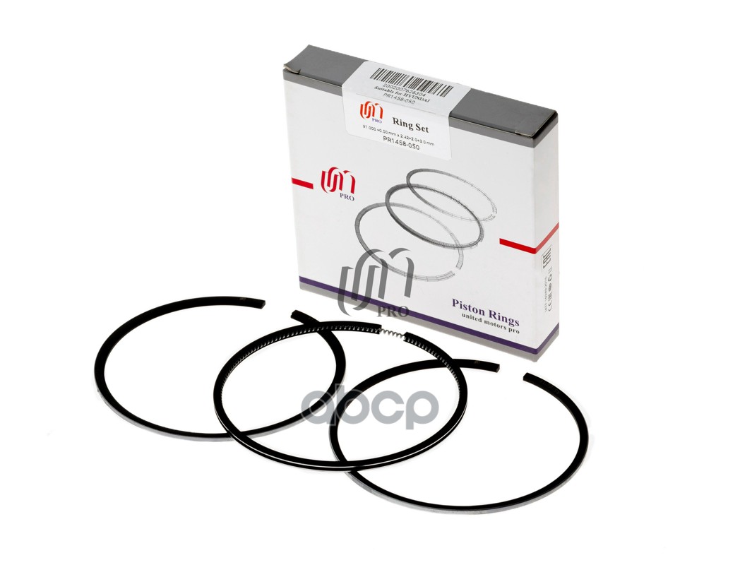 Кольца поршневые 0.50 на 1 цил. Hyundai D4CB d91.0 +0.50 2.50-2.0-3.0 (23040-4A920) UM United Motors арт. PR1458050
