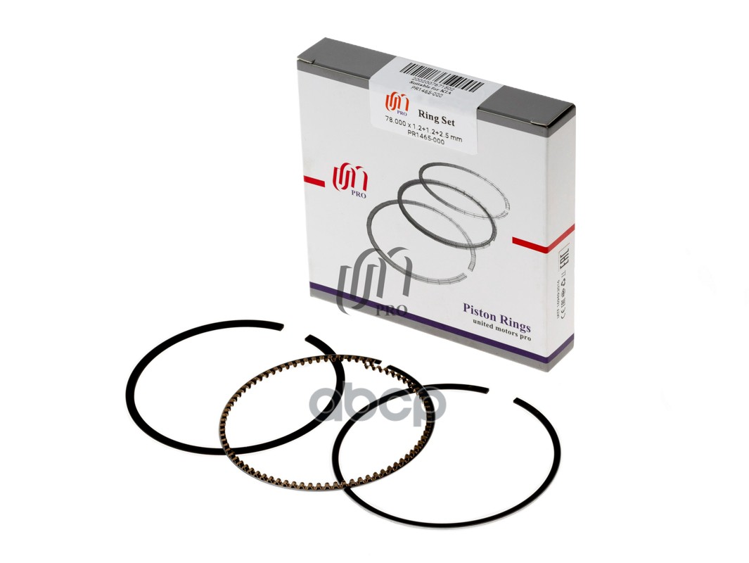 Кольца поршневые STD Kia Spectra 1.6 (GA6D) (0K3Y3-11-SC0) d=78.0 1.2-1.2-2.5.на 1 цил. UM United Motors арт. PR1465000