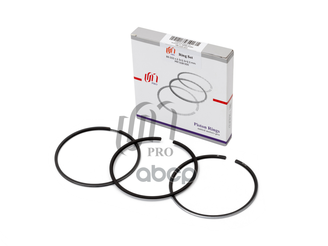 Кольца поршневые STD Mercedes OM611.980 d88.0 STD 2.5-2.0-3.0 (A611 030 00 24) на 1 цил. UM United Motors арт. PR1528000