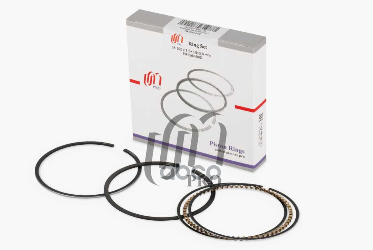 Кольца поршневые STD Daewoo 1.5L A15DMS/A15MF d76.5 STD 1.5-1.5-3.0 на 1 цил. UM United Motors арт. PR1562000