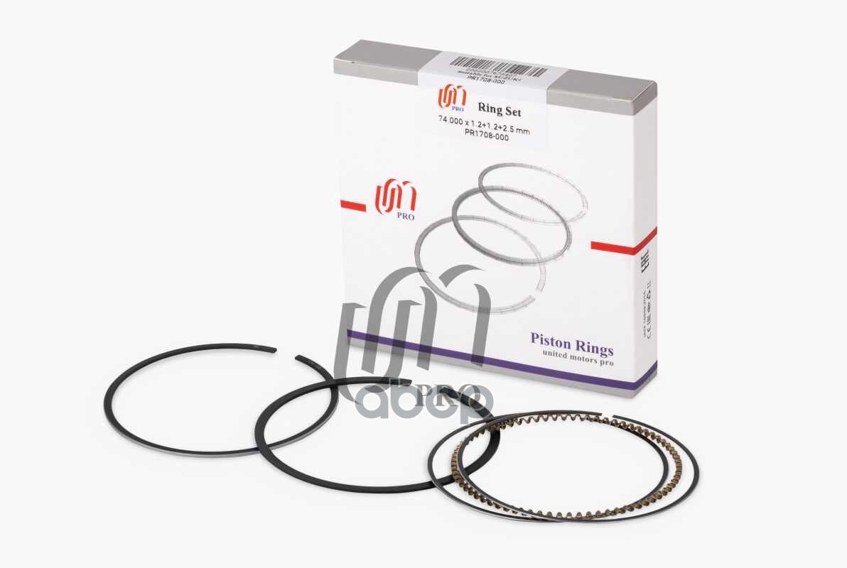 Кольца Поршневые Suzuki G13bb D74.0 Std 1.2-1.2-2.8 На 1 Цил. Um United Motors Pr1708000 United Motors арт. PR1708000