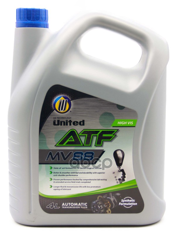 8886351344459 United Oil Масло Трансмиссионное Акпп United Atf Mv-88 T-Iv 4Л/3,4 Кг United Oil 8886351344459 United Oil арт. ...