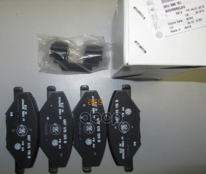 Колодки Тормозные Дисковые | Перед | VAG арт. 6RU698151A